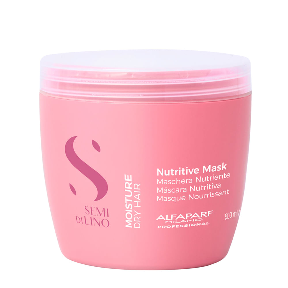 Máscara Alfaparf Milano Professional Semi Di Lino Moisture Nutritive 500ml