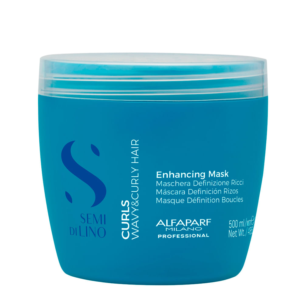 Máscara Alfaparf Milano Professional Semi di Lino Curls Enhancing 500ml