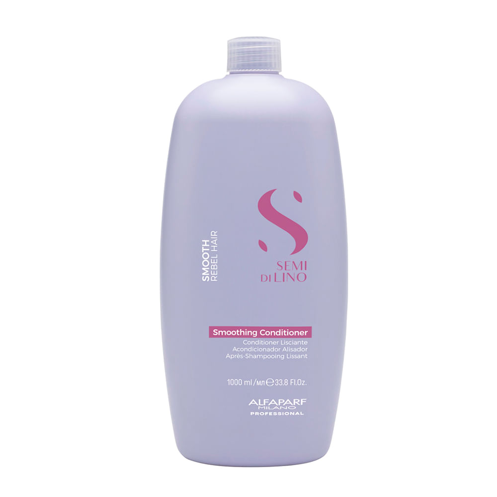 Condicionador Alfaparf Milano Professional Semi di Lino Smooth Smoothing 1000ml