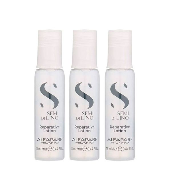 Kit de Ampola Alfaparf Milano Professional Semi Di Lino Reparative 3X13ml Kit
