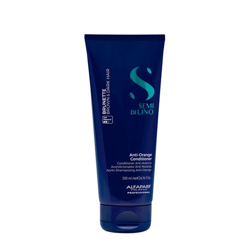 Condicionador Alfaparf Milano Professional Semi di Lino Brunette Anti-Orange 200ml