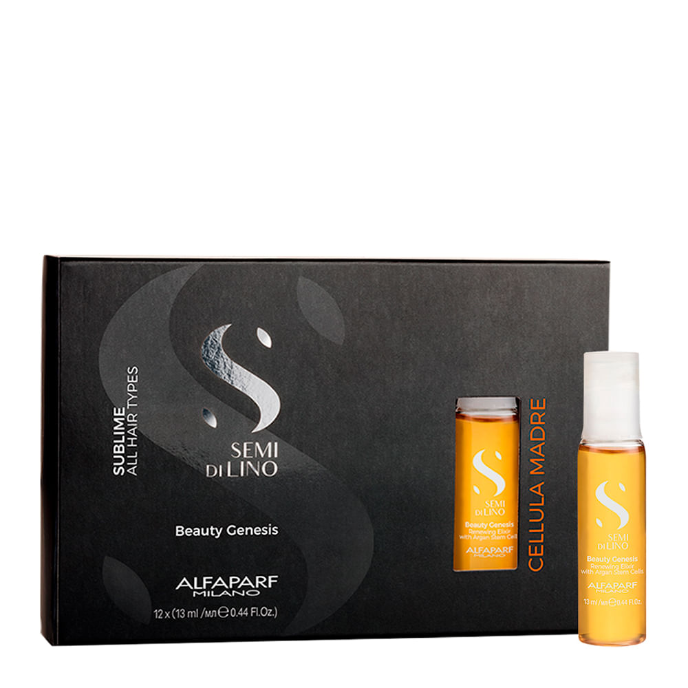Ampola Alfaparf Milano Professional Semi di Lino Sublime Cellula Madre 12x13ml