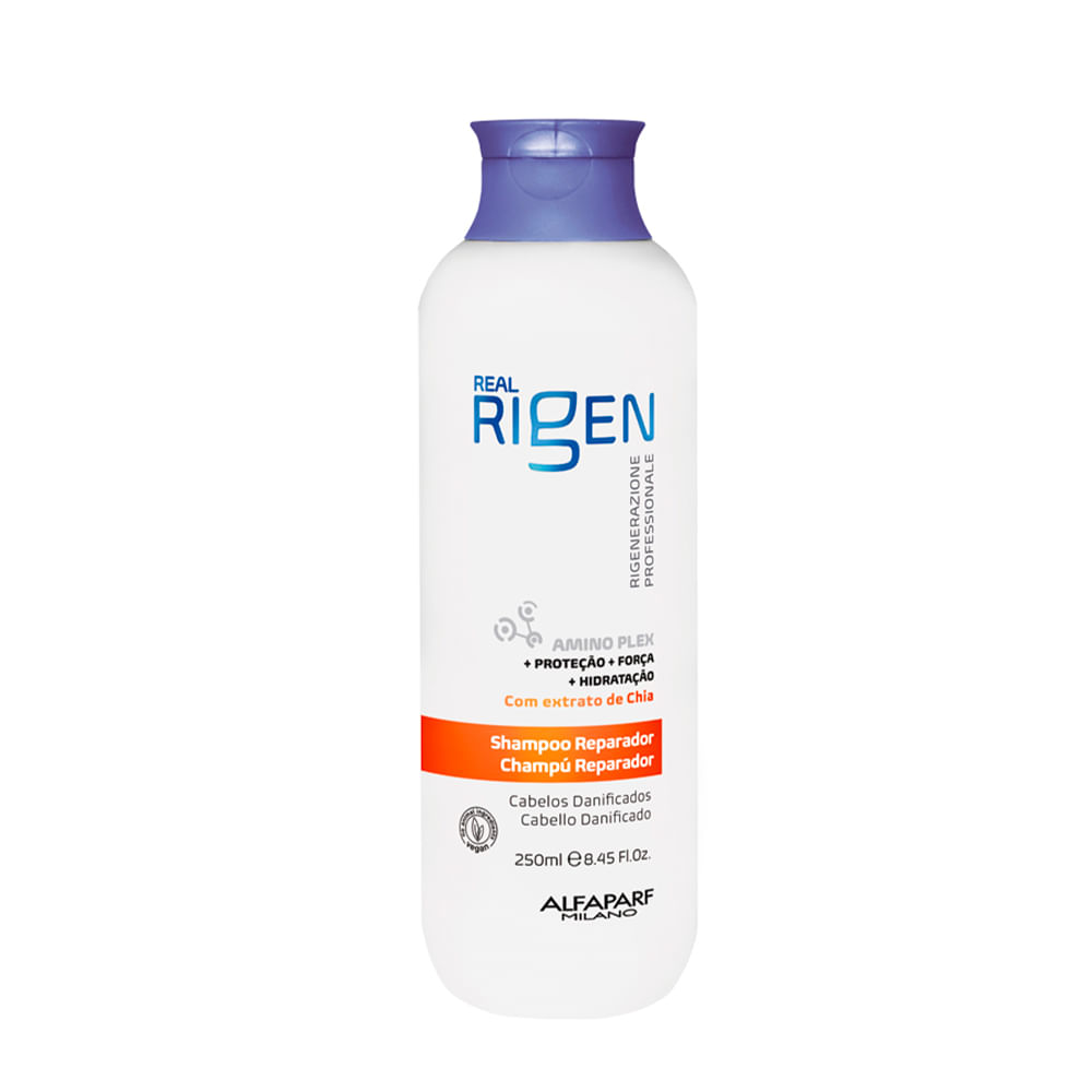 Shampoo Alfaparf Milano Professional Real Rigen Reparador 250ml