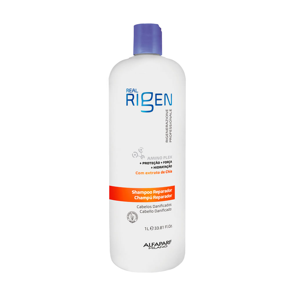 Shampoo Alfaparf Milano Professional Real Rigen Reparador 1000ml