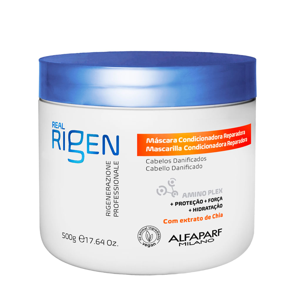 Máscara Alfaparf Milano Professional Real Rigen Reparadora 500g