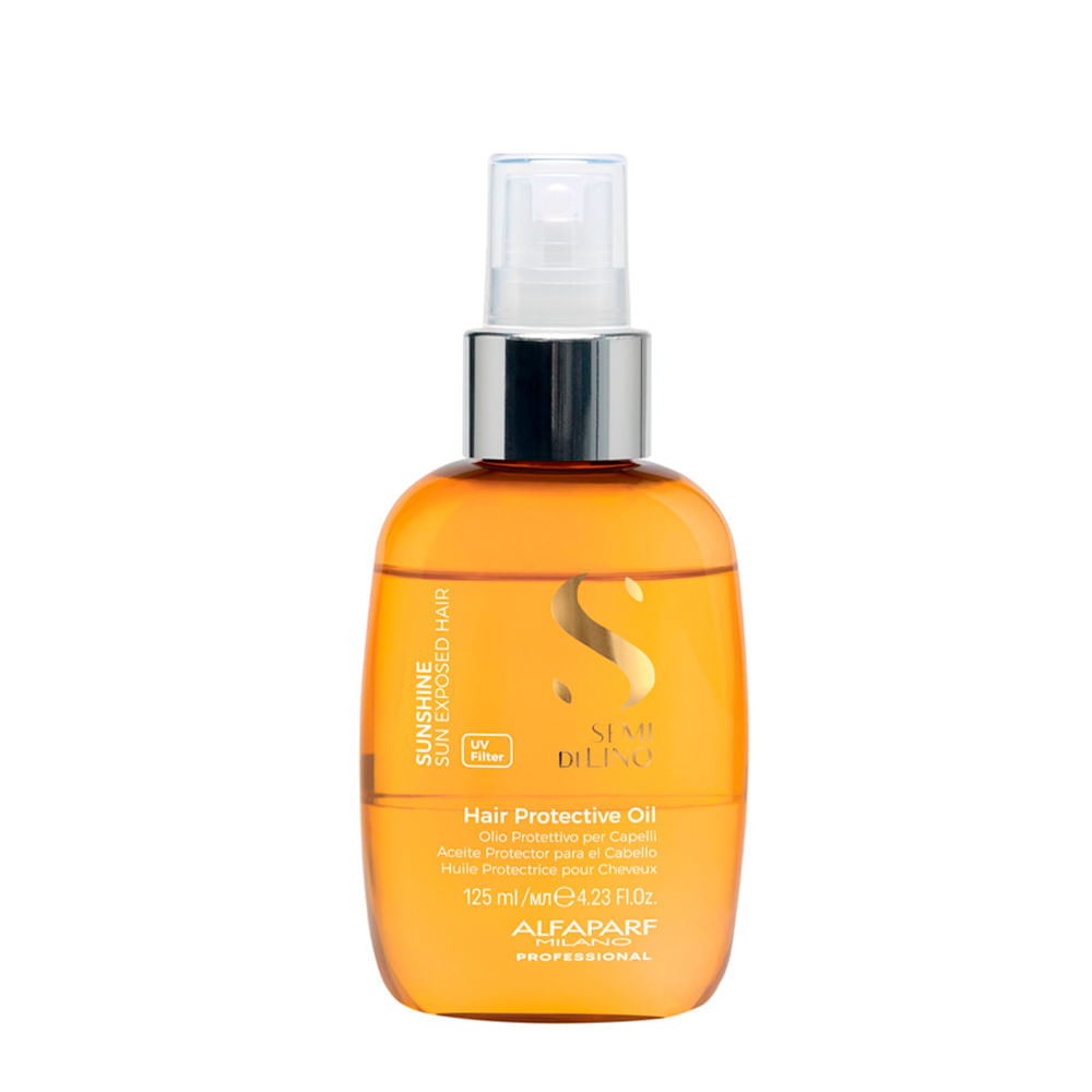Óleo Bifásico Alfaparf Milano Professional Semi di Lino Sunshine Protective Oil 125ml