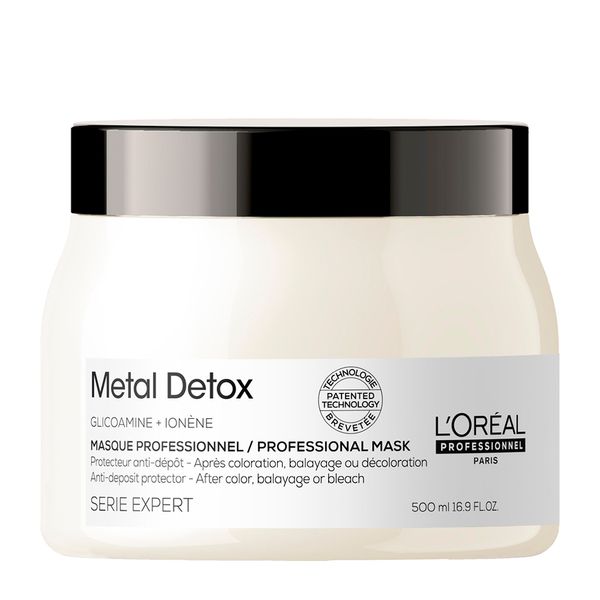 Máscara Protetora L'Oréal Professionnel Serie Expert Metal Detox 500 g 500 g