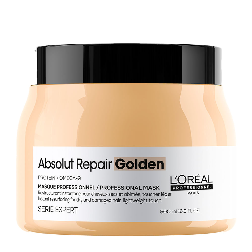 Máscara de Reparação L'Oréal Professionnel Serie Expert Absolut Repair Gold Quinoa Golden 500ml