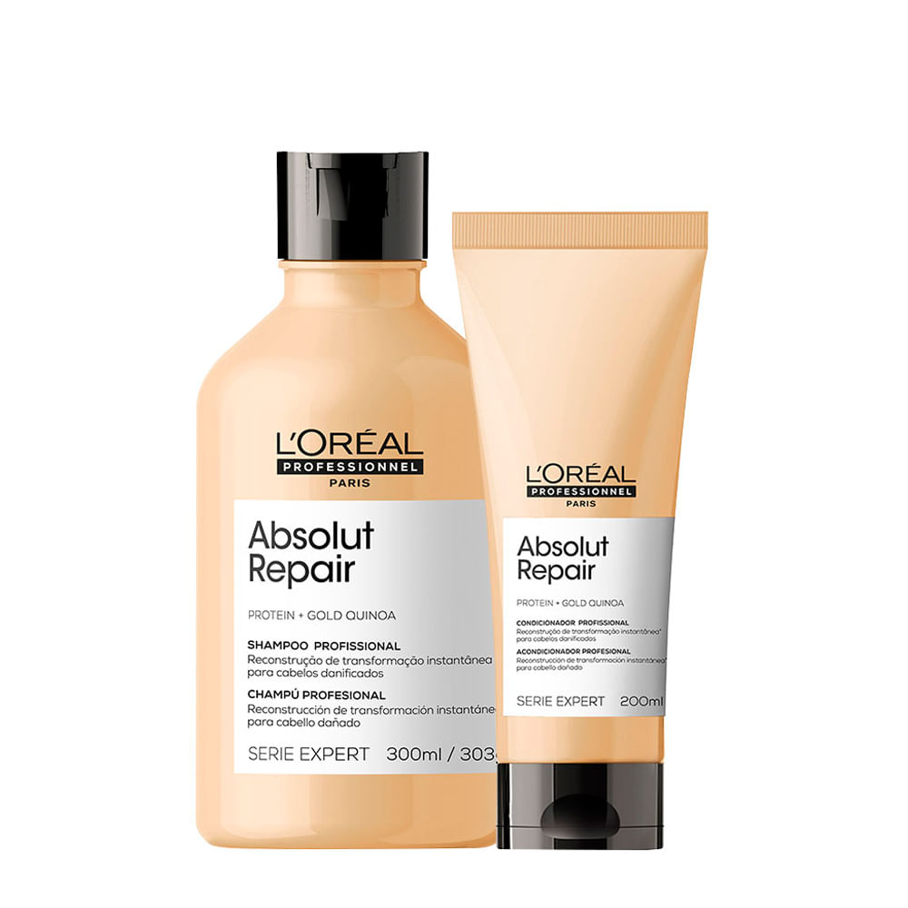 Kit L'Oréal Professionnel Serie Expert Absolut Repair - Shampoo 300ml + Condicionador 200ml