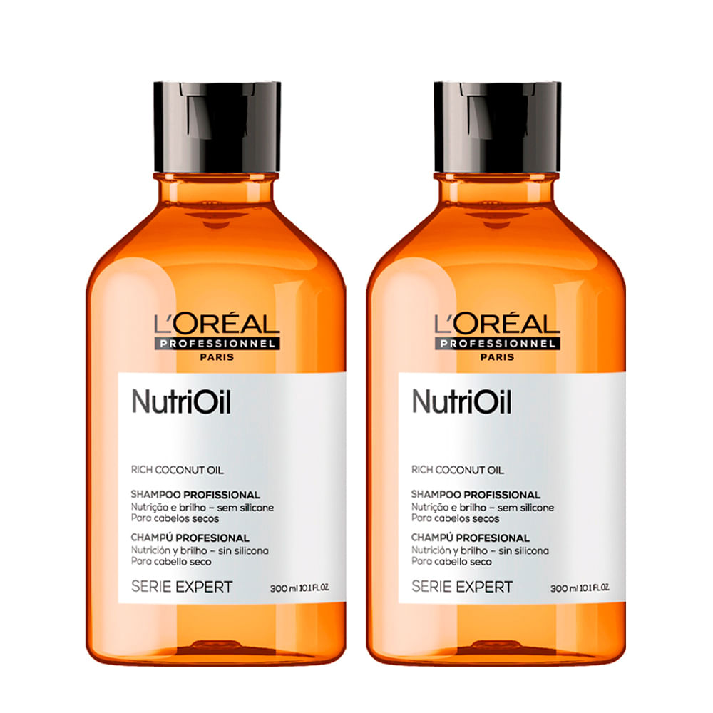 Kit L'Oréal Professionnel Serie Expert Nutriol - Shampoo 300ml - 2 Unidades