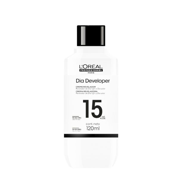 Emulsão Reveladora L'Oréal Professionnel Dia Developer 15 Volumes 120ml 15 Volumes