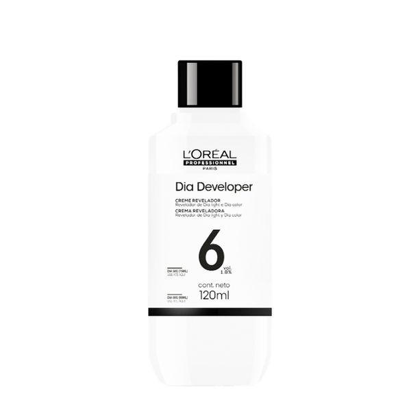 Emulsão Reveladora L'Oréal Professionnel Dia Developer 6 Volumes 120ml 6 Volumes