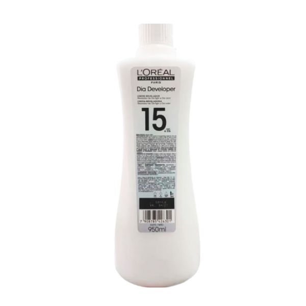 Emulsão Reveladora L'Oréal Professionnel Dia Developer 15 Volumes 950ml 15 Volumes