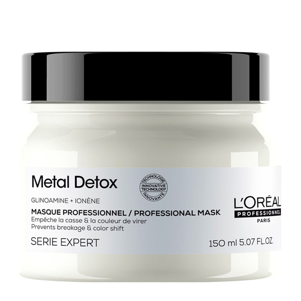 Máscara L'Oréal Professionnel Serie Expert Metal Detox 150ml