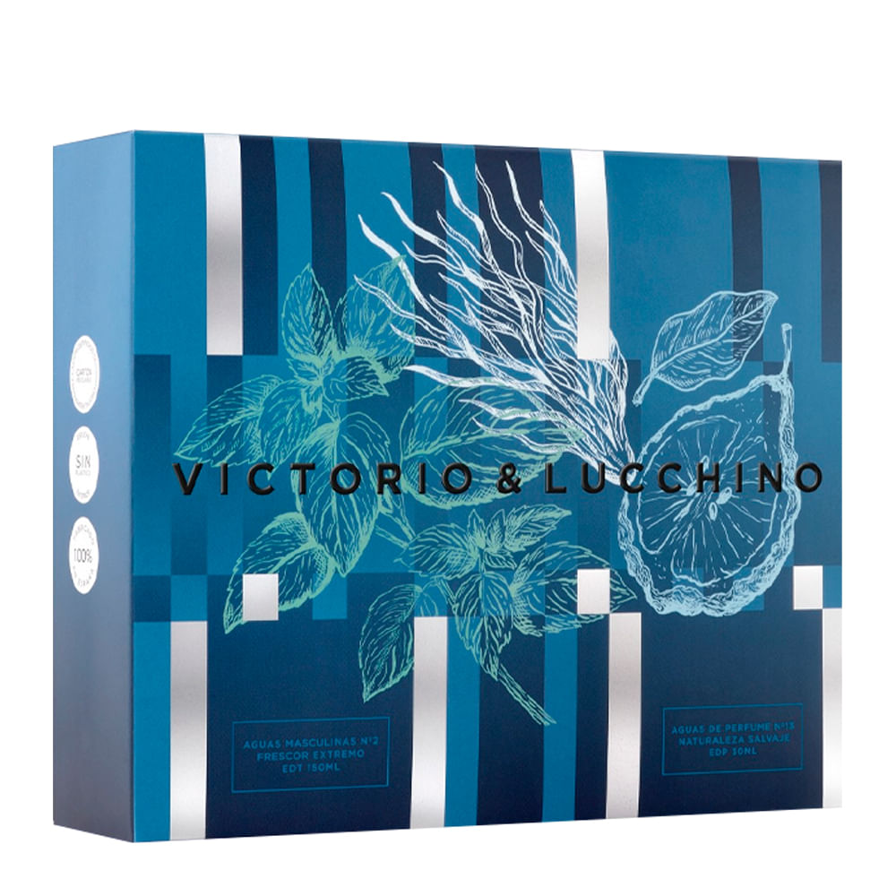 Kit Perfume Victorio & Lucchino Águas de V&l Nº3 Iris Luminoso Feminino - Eau de Toilette 150ml+nº15 Flor Oriental Eau de Parfum 30ml