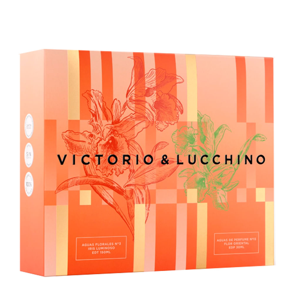 Kit Perfume Victorio & Lucchino Águas Masculinas Nº2 Frescor Extremo Masculino - Eau de Toilette 150ml + nº13 Atardecer Magnético - Eau de Parfum 30ml