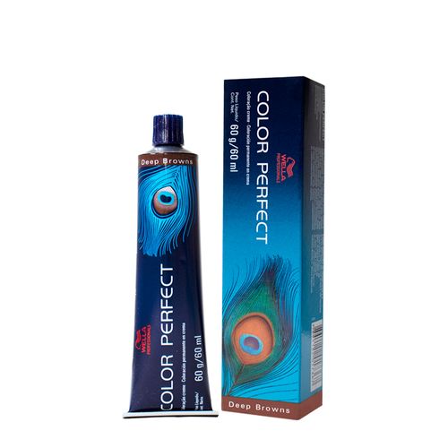 Coloração Wella Professionals Color Perfect Deep Browns 60ml 5/77 Castanho Claro Marrom Intenso
