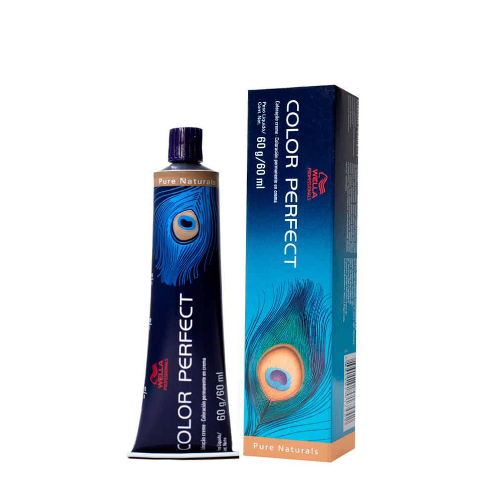 Coloração Wella Professionals Color Perfect Pure Naturals 60ml 2/0 Preto