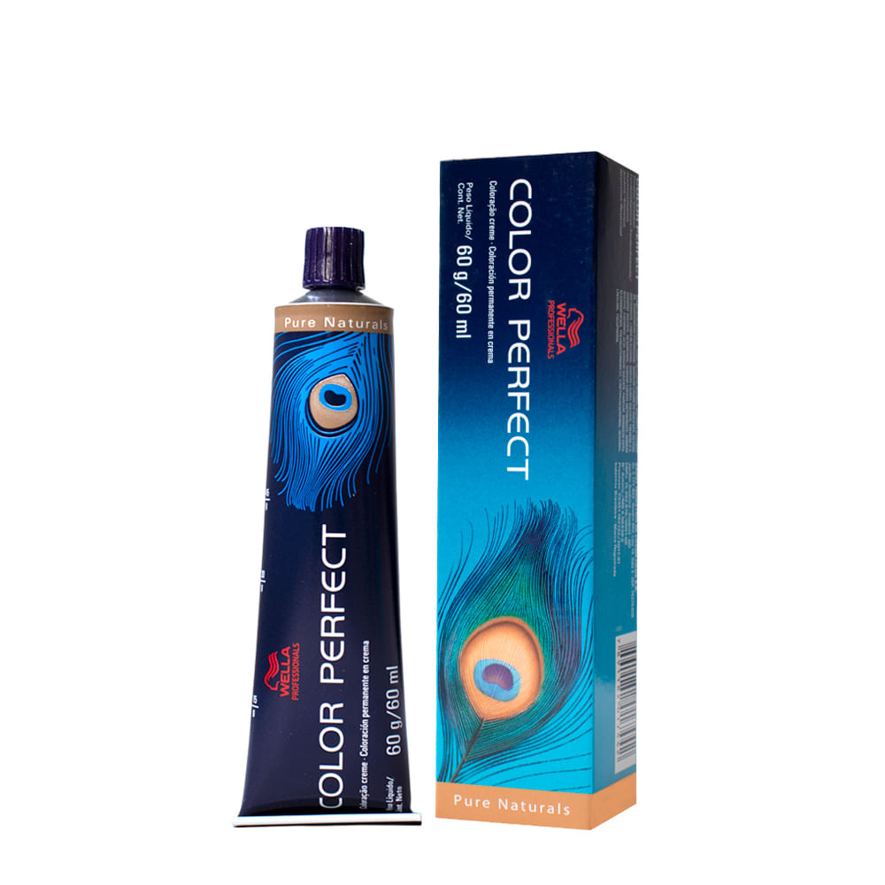 Coloração Wella Professionals Color Perfect Pure Naturals 60ml 8/0 Louro Claro