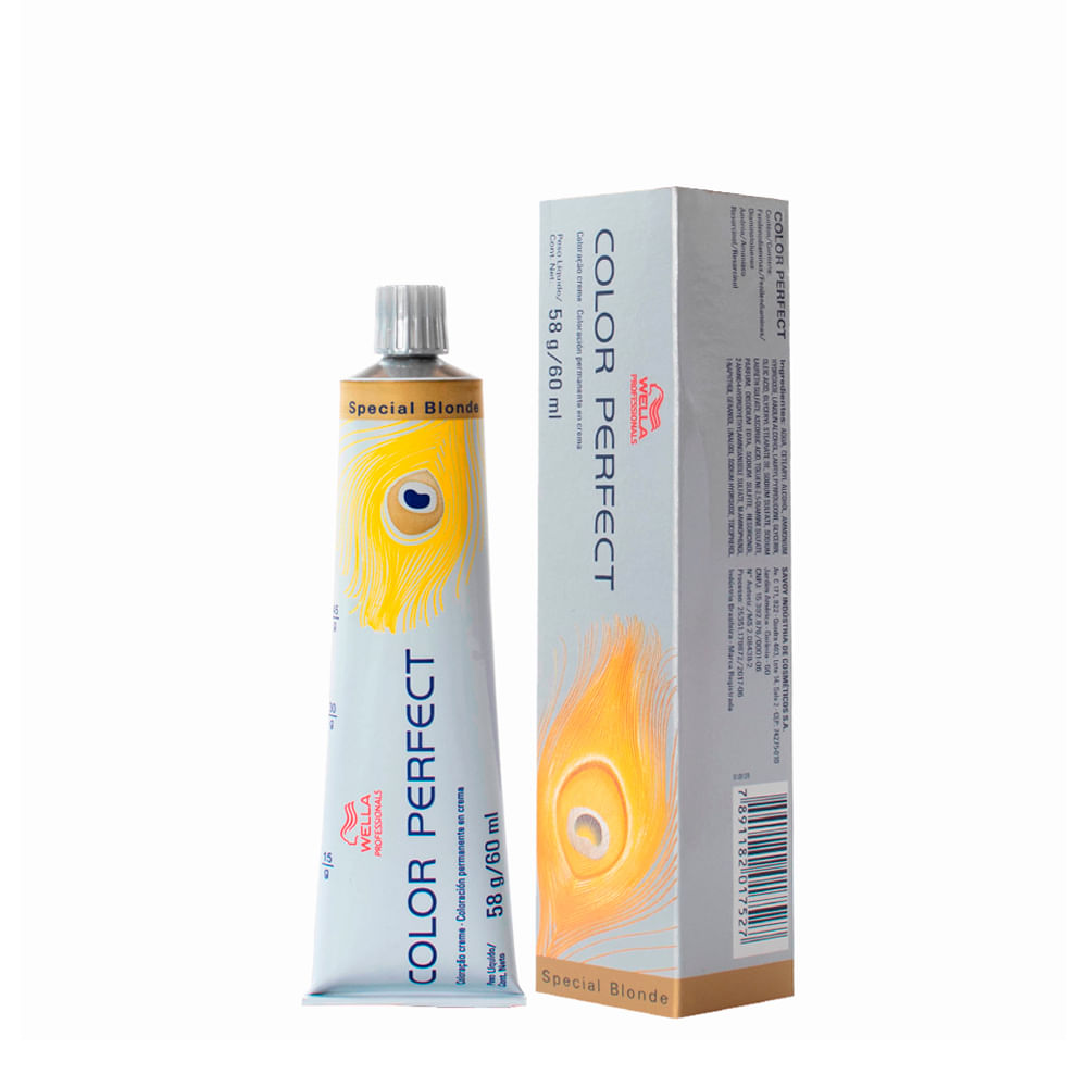 Coloração Wella Professionals Color Perfect Special Blond 60ml 12/89 Louro Perolado Cendré Especial