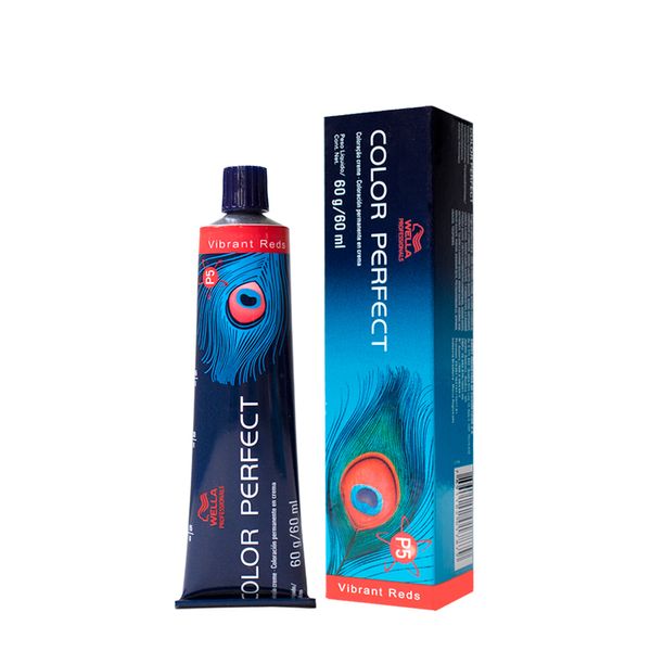 Coloração Wella Professionals Color Perfect Vibrant Reds 60ml 7/4 Louro Médio Vermelho 7/4 Louro Médio Vermelho