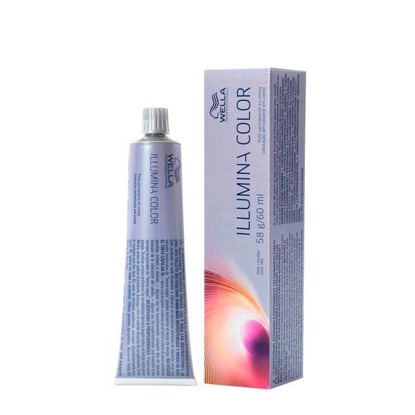 Coloração Wella Professionals Illumina Color 60ml 4/ Castanho Médio 4/ Castanho Médio