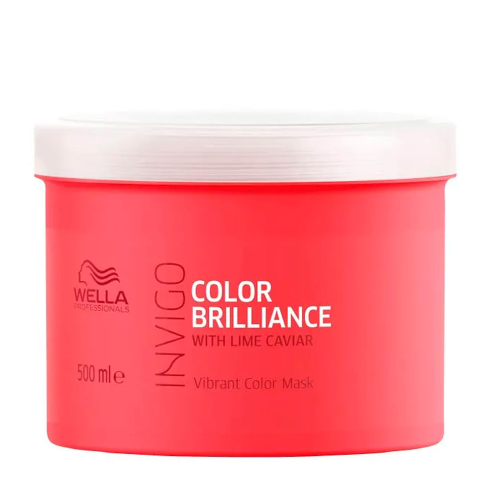 Máscara para Cuidado da Cor Wella Professionals Invigo Color Brilliance 500ml