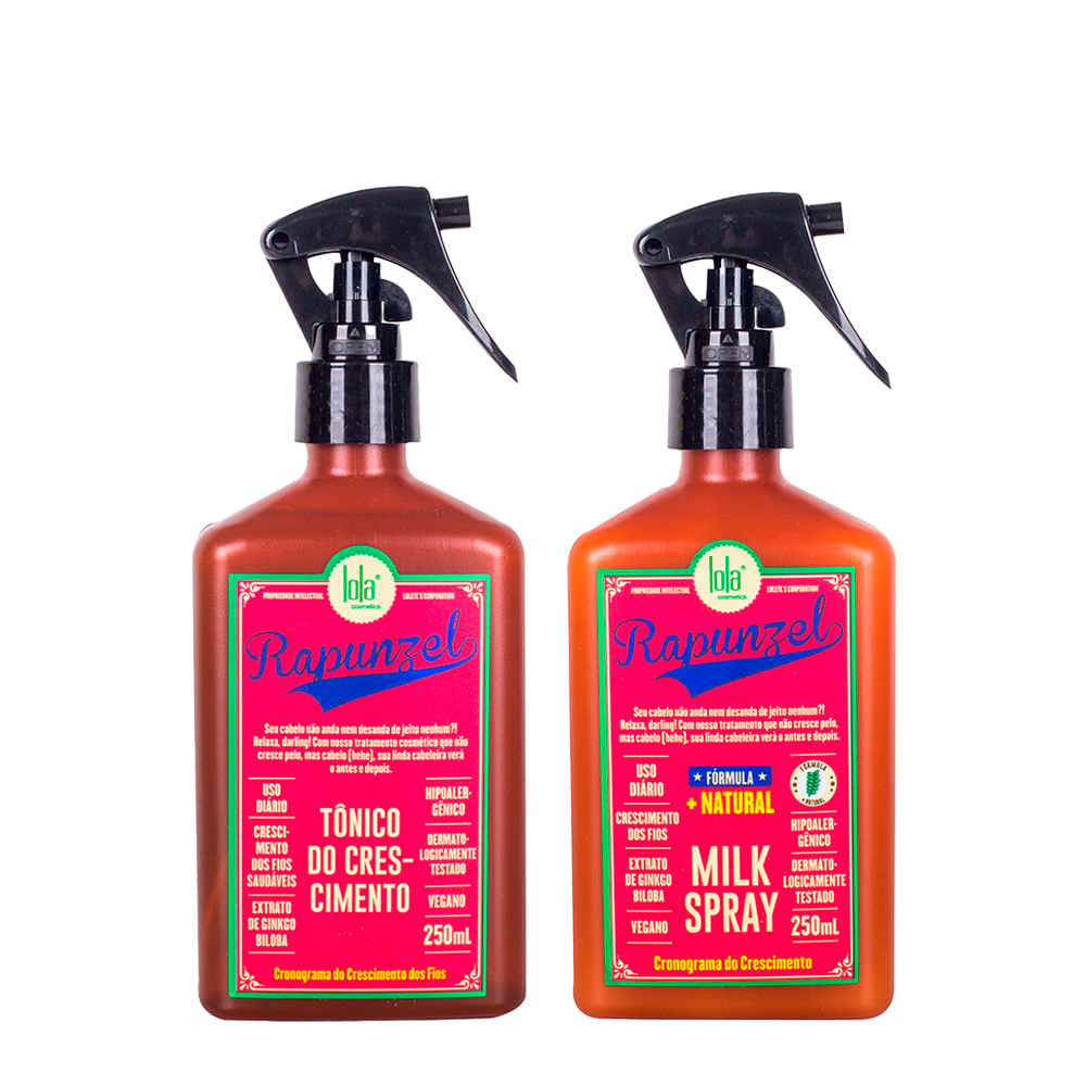 Kit Lola From Rio Rapunzel Tônico 250ml + Leave-In 250ml