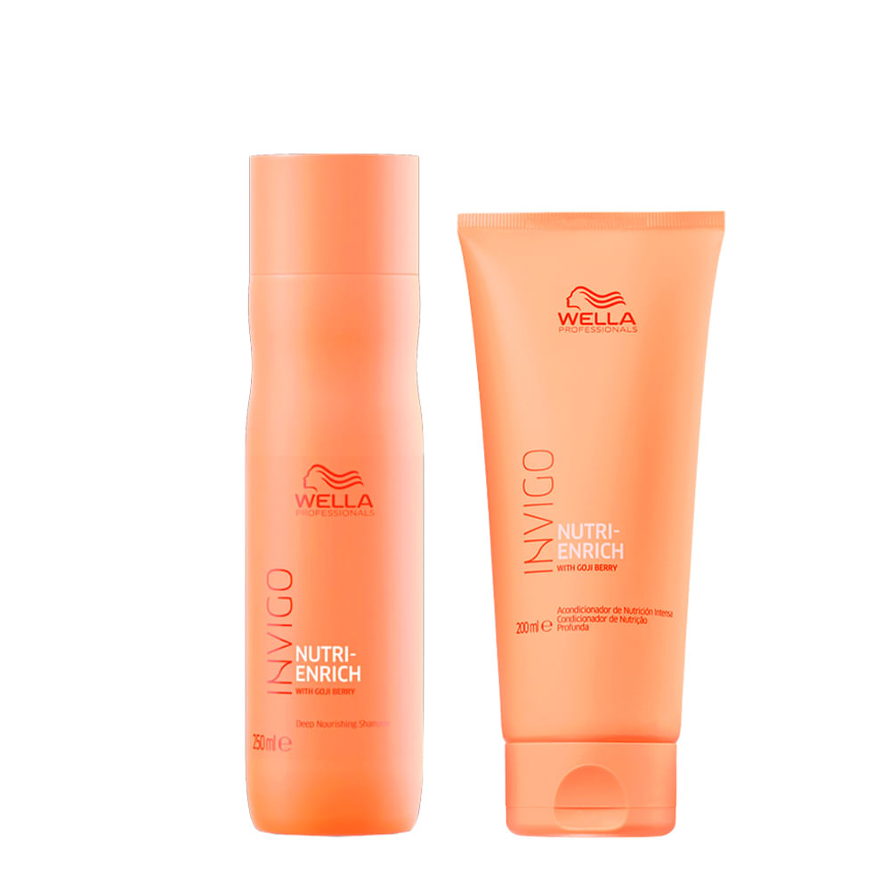 Kit Wella Professionals Invigo Nutri Enrich - Shampoo 250ml + Condicionador 200ml