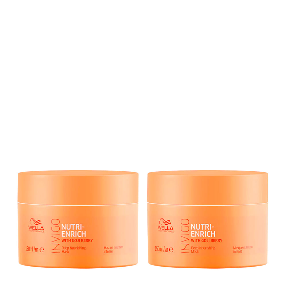 Kit Wella Professionals Invigo Nutri Enrich Máscara de Nutrição 150ml - 2 Unidades