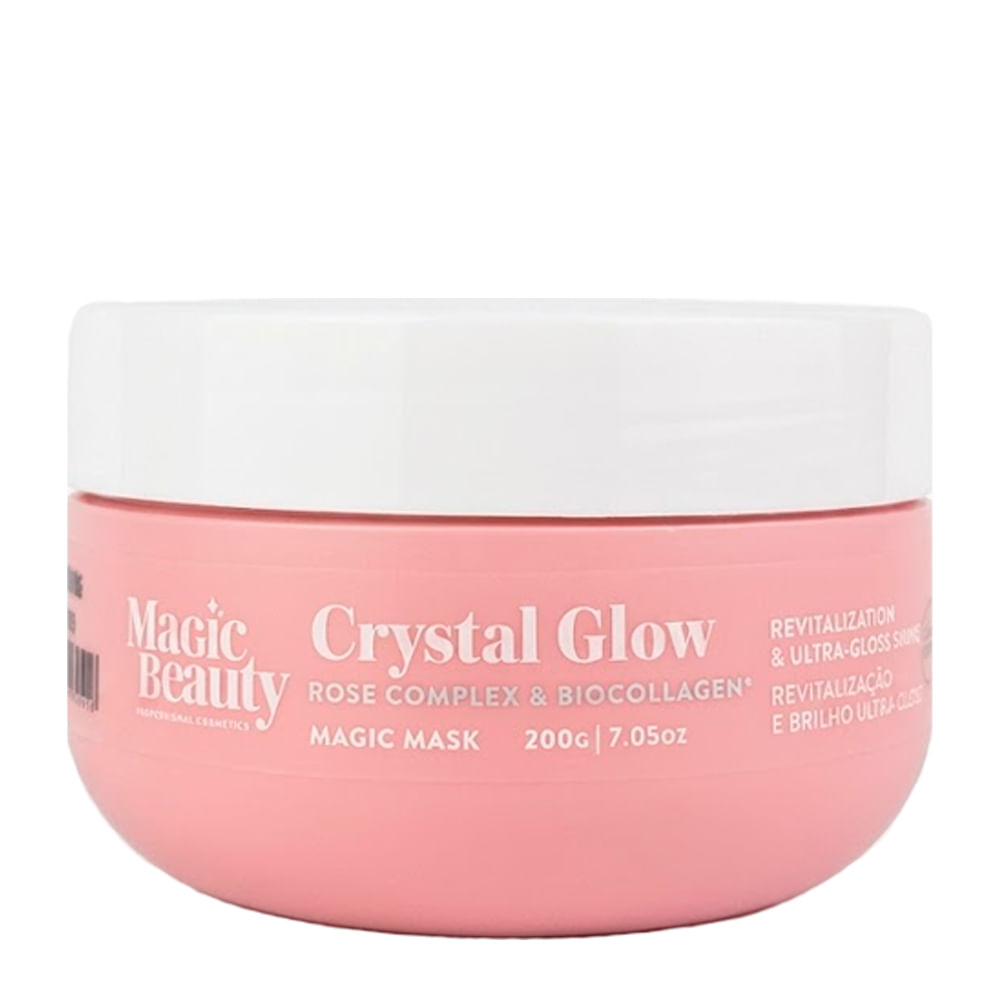 Máscara Magic Beauty Crystal Glow Collagen 200g