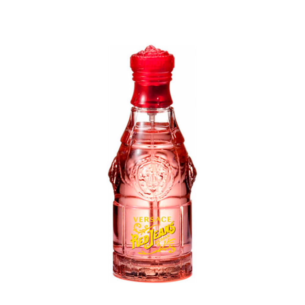 Perfume Versace Red Jeans Unissex - Eau de Toilette 75ml