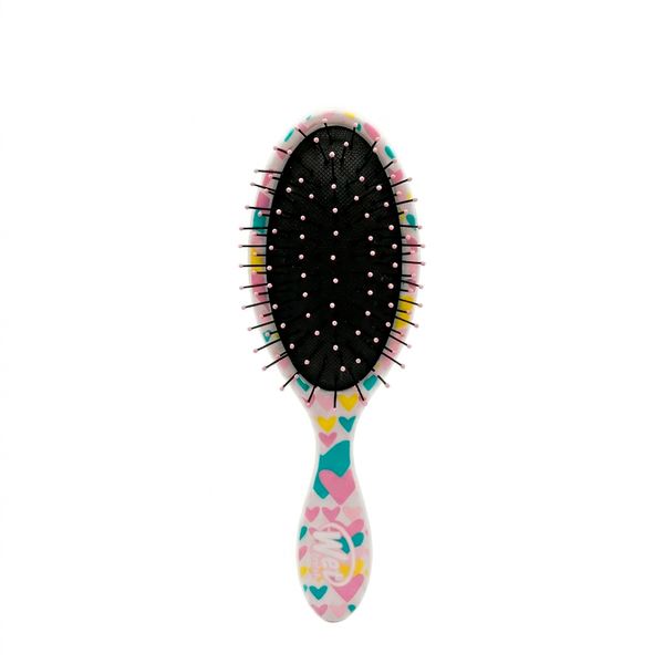 Escova Wetbrush Kids Detangler Coração Branca Branca