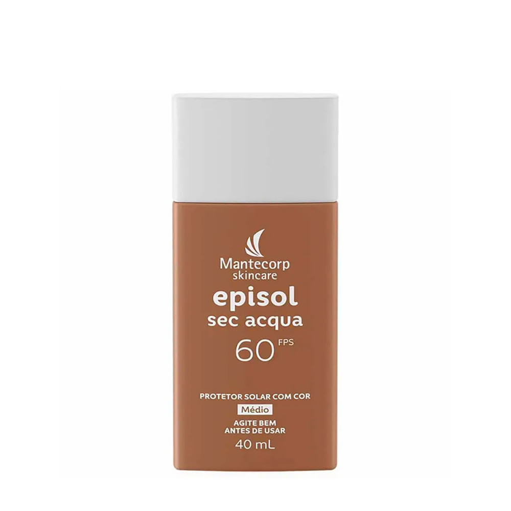 Protetor Solar Mantecorp Episol Sec Acqua FPS 60 Medio 40ml