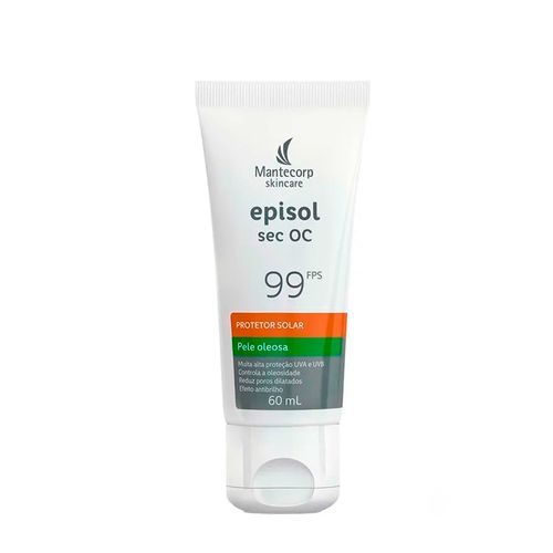 Protetor Solar Facial Natural Mantecorp Episol Sec Oc FPS 99 60ml