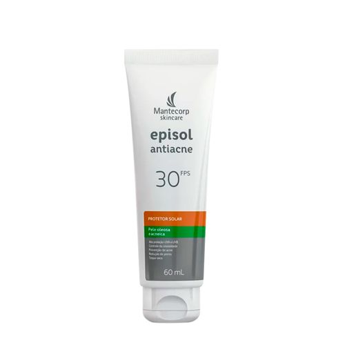 Protetor Solar Mantecorp Episol Sec Oc FPS 60 Médio 60ml
