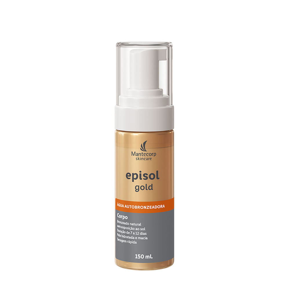 Água Autobronzeadora Mantecorp Episol Gold 150ml