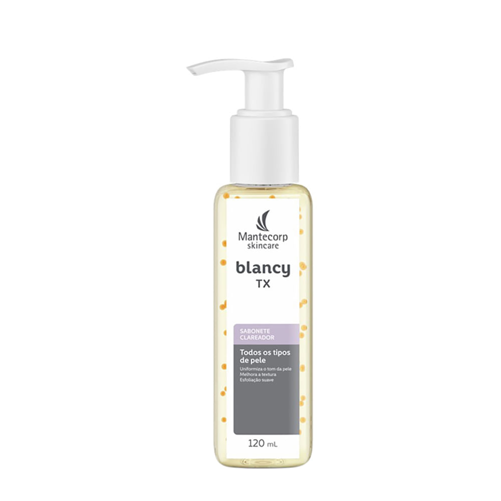 Sabonete Líquido Facial Clareador de Manchas Mantecorp Blancy Tx 120ml