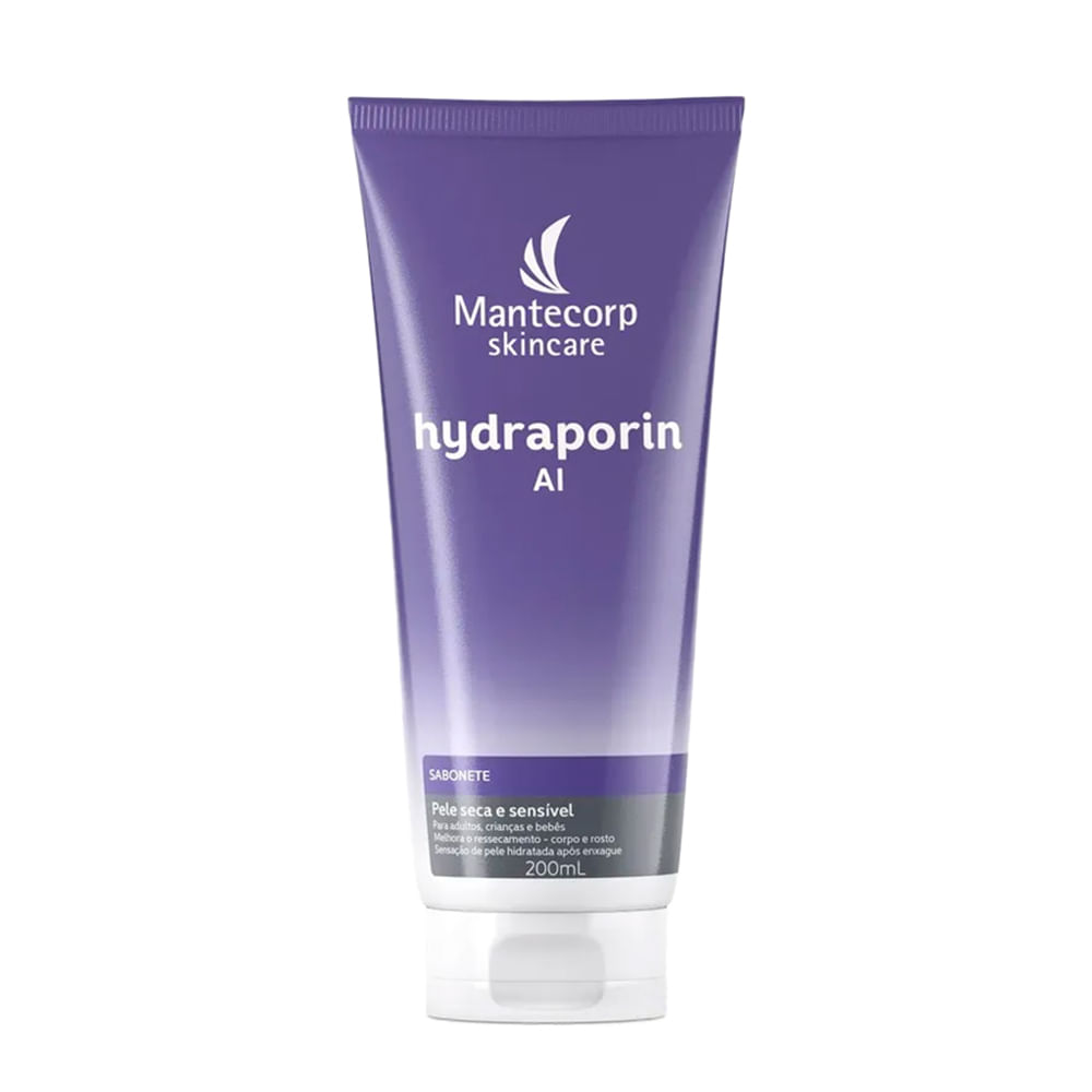 Sabonete Líquido Facial de Limpeza Mantecorp Hydraporin Al 200g