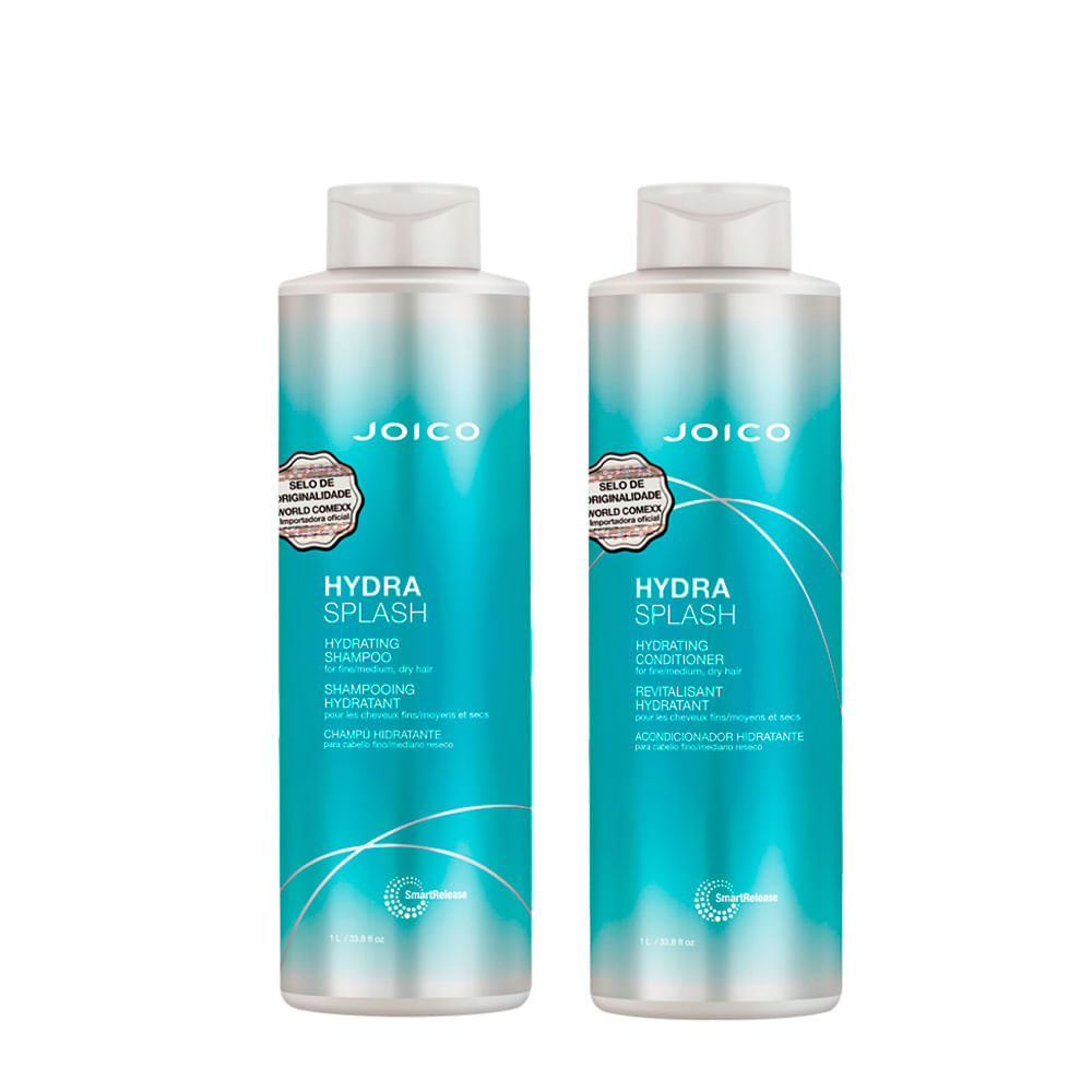 Kit Joico Professional Hydra Splash - Shampoo 1000ml + Condicionador 1000ml