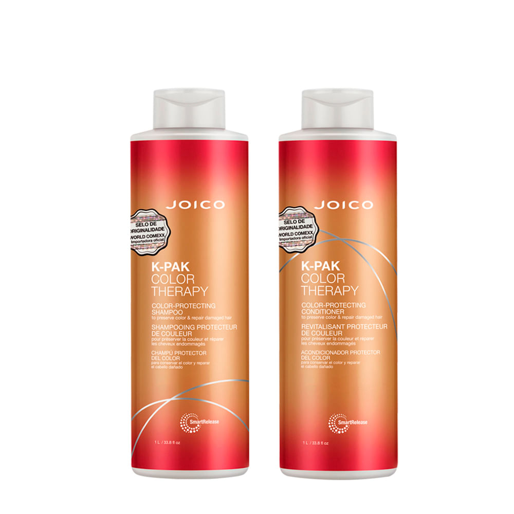 Kit Joico Professional Therapy Preserve Color Repair Damaged - Shampoo 1000ml + Condicionador 1000ml