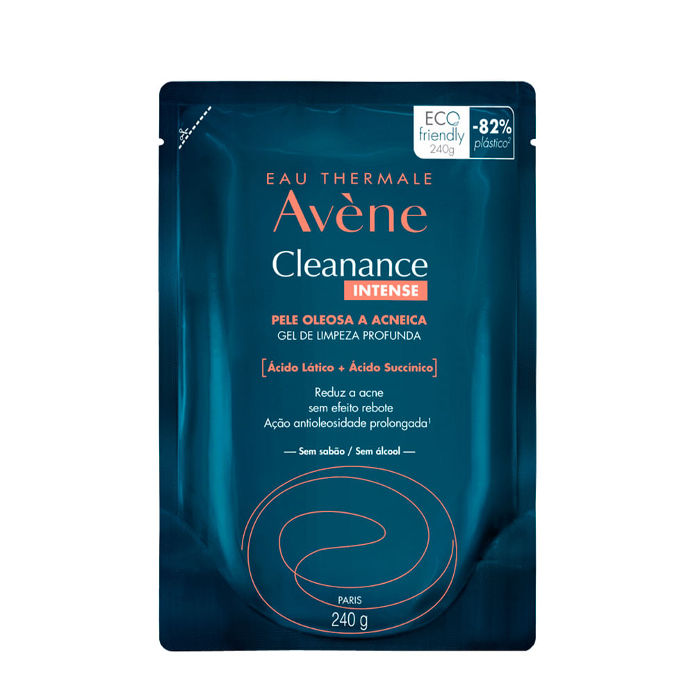 Gel Facial de Limpeza Profunda Avène Cleanance Intense Refil 240g