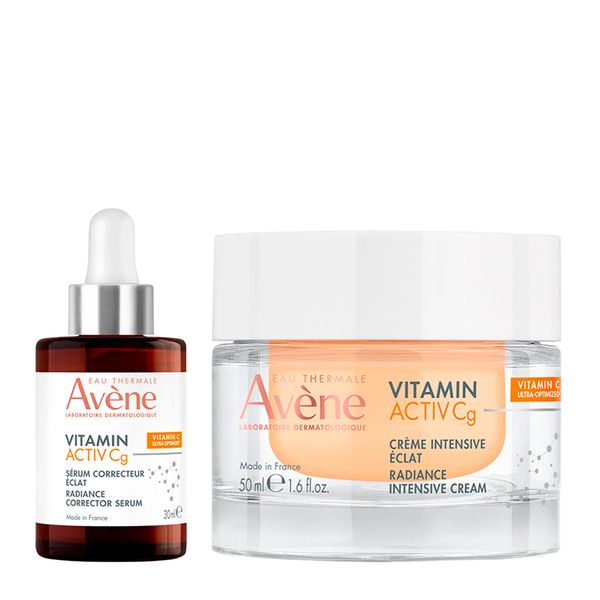 Kit Facial Iluminador Avène Vitamin Active C - Sérum Facial 30ml + Creme Facial Iluminador Intensivo 50ml Kit