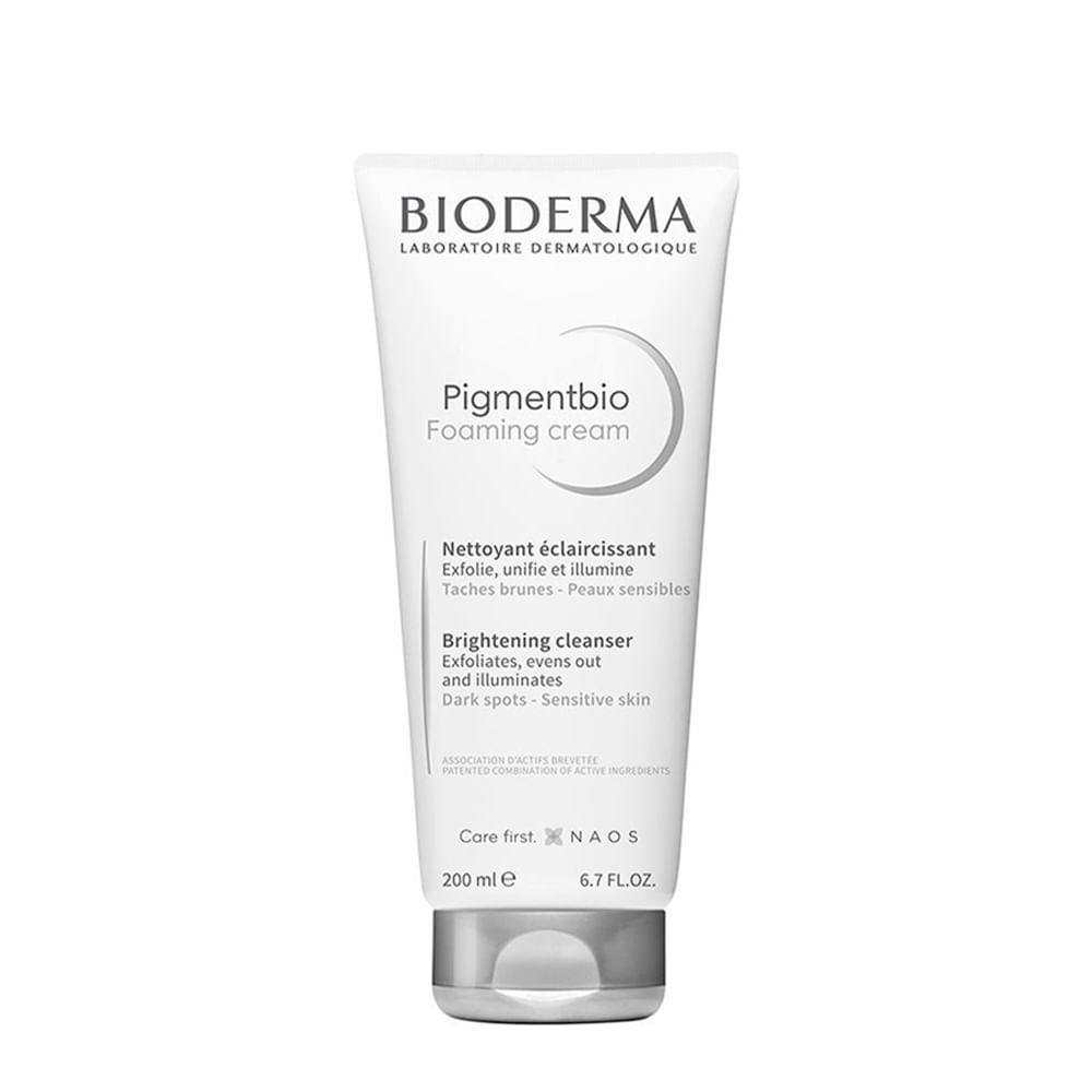 Higiene Clareadora para Rosto e Corpo Bioderma Pigmentbio Foaming Cream 200ml