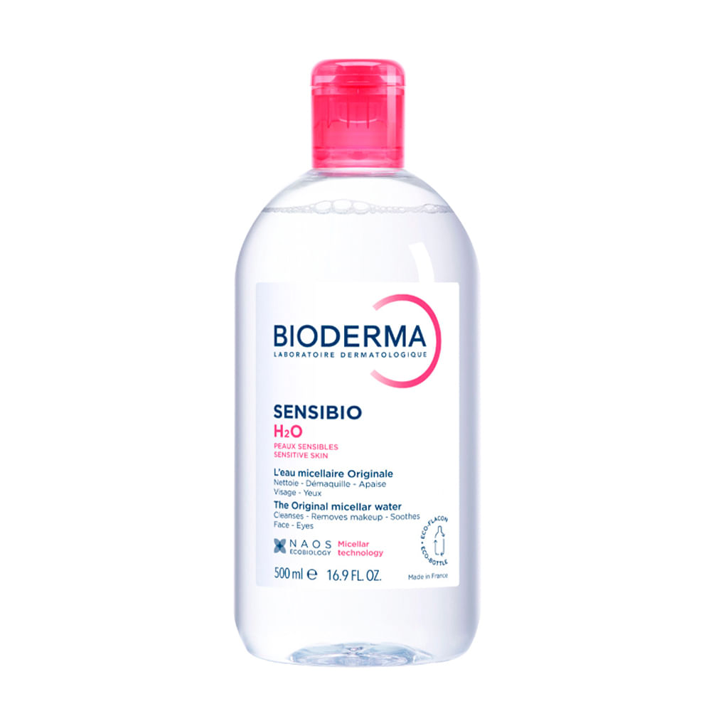 Água Micelar Facial Bioderma Demaquilante Sensibio H2O 500ml