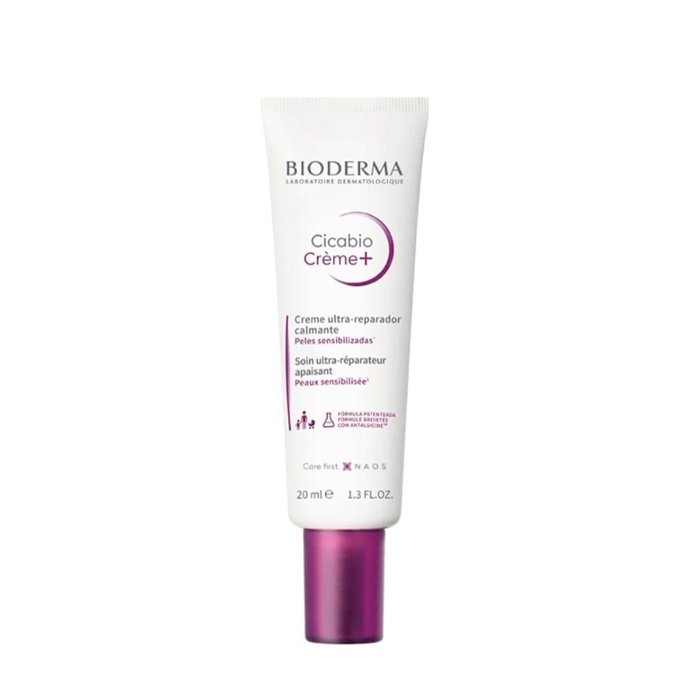 Creme Bioderma Ultra-Reparador Calmante Cicabio Crème+ 20ml