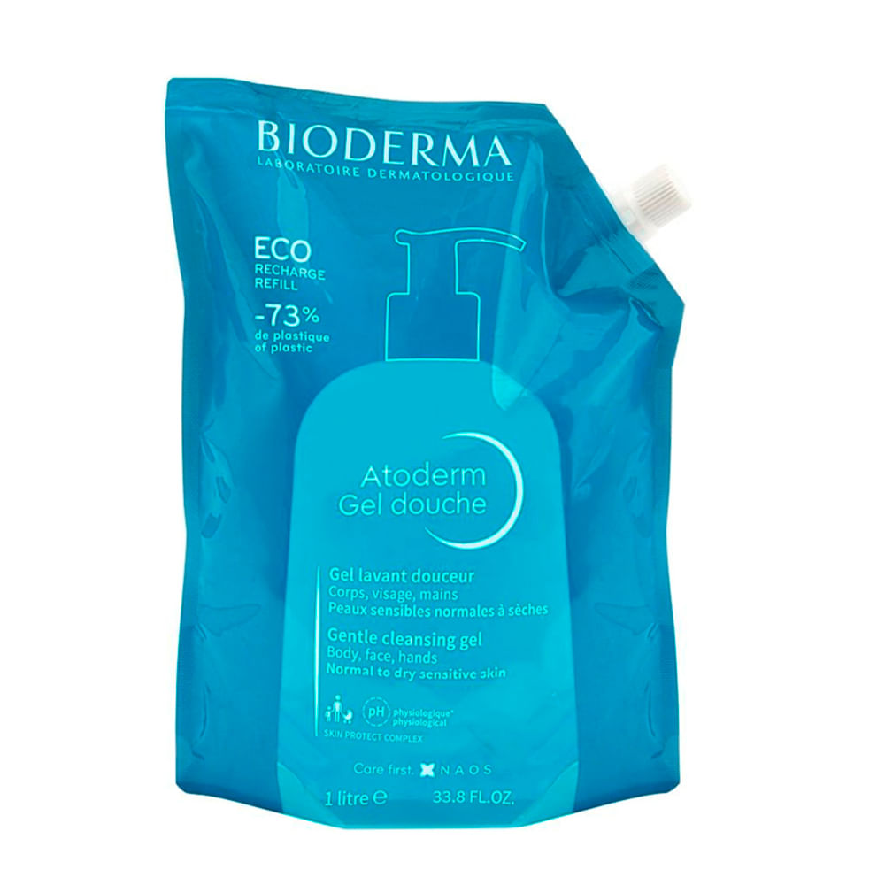 Gel de Banho Bioderma Antiressecamento Atoderm Refil 1000ml