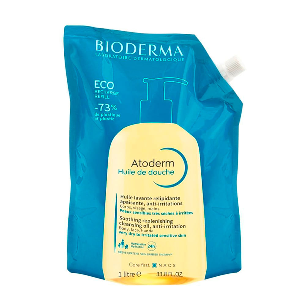 Óleo de Banho Bioderma Higiene Hidratante Atoderm 1000ml (Refil)