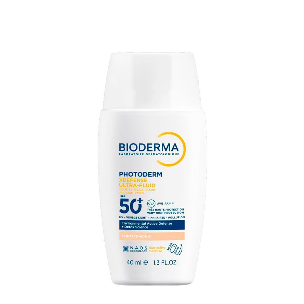 Protetor Solar Facial Bioderma Ultrafluido Photoderm XDefense FPS 60 cor 1.0 40ml