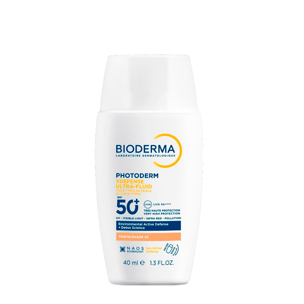 Protetor Solar Facial Bioderma Ultrafluido Photoderm XDefense FPS 60 cor 3.0 40ml